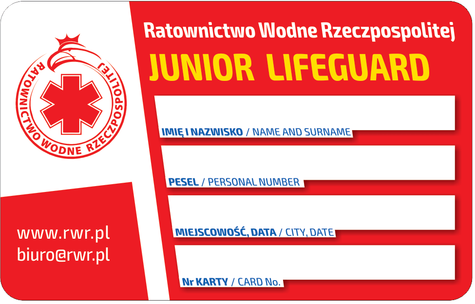 Karta Junior Lifeguard