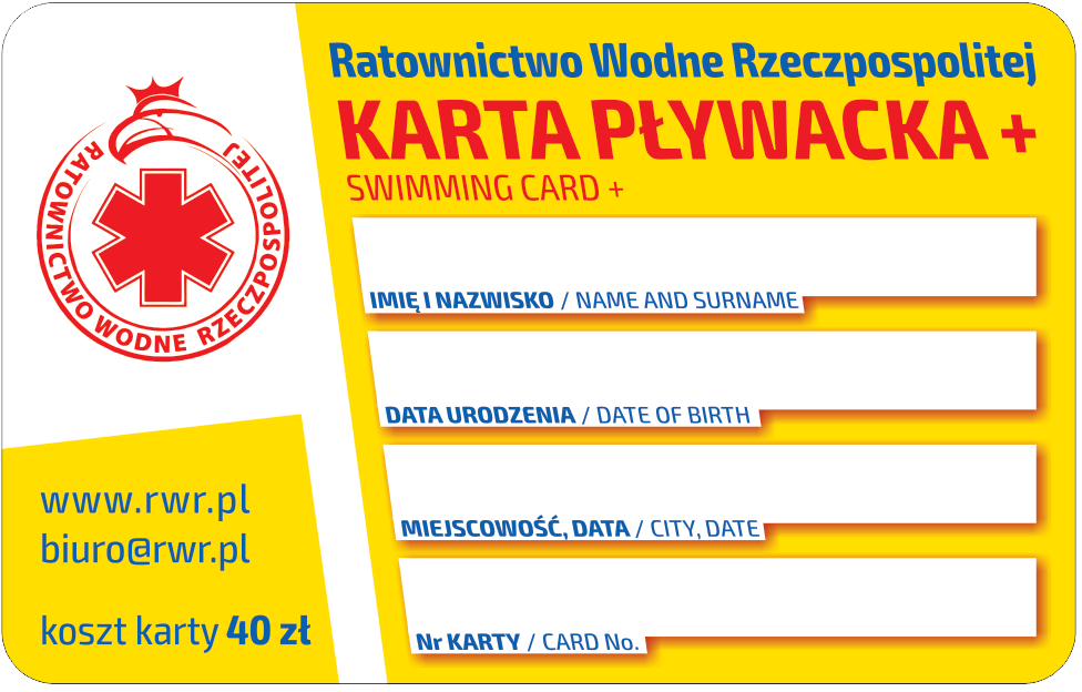 Karta Pływacka+